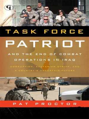 cover image of Task Force Patriot and the End of Combat Operations in Iraq